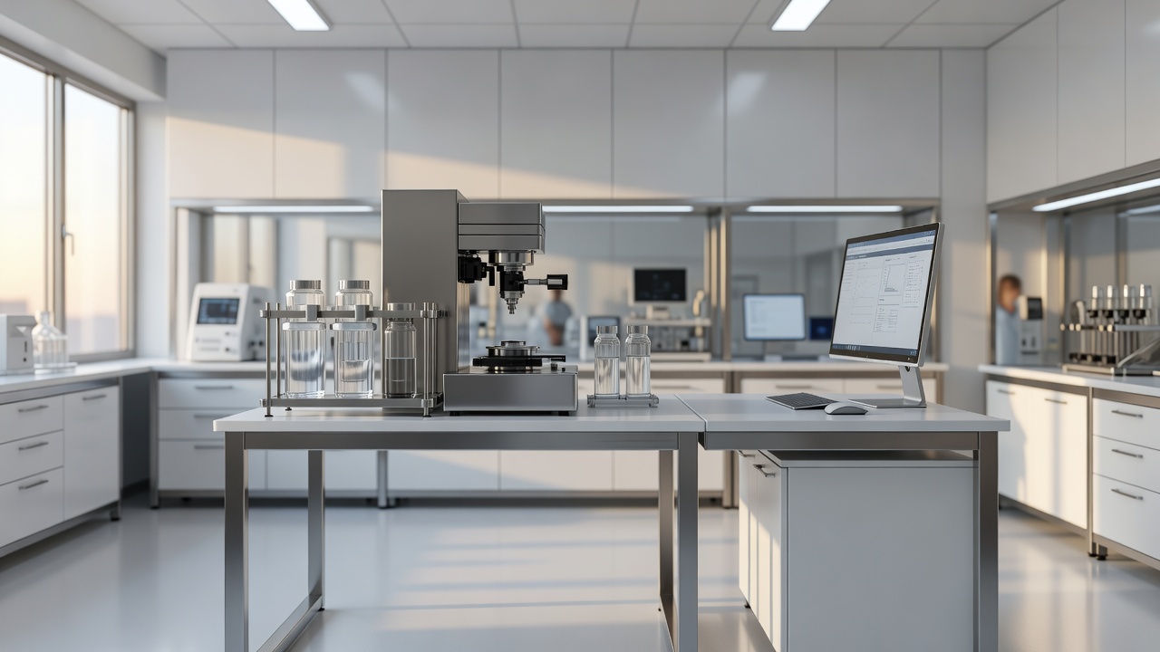 SIG HPLC purity testing bench